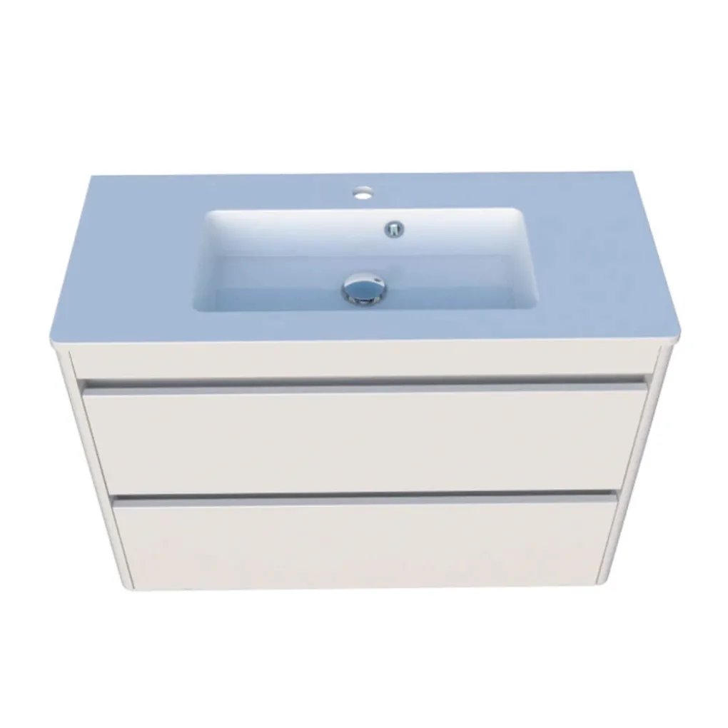 Шкаф нижний Fancy Marble Fiji-2 900 с умывальником Annabell 900- Фото 2